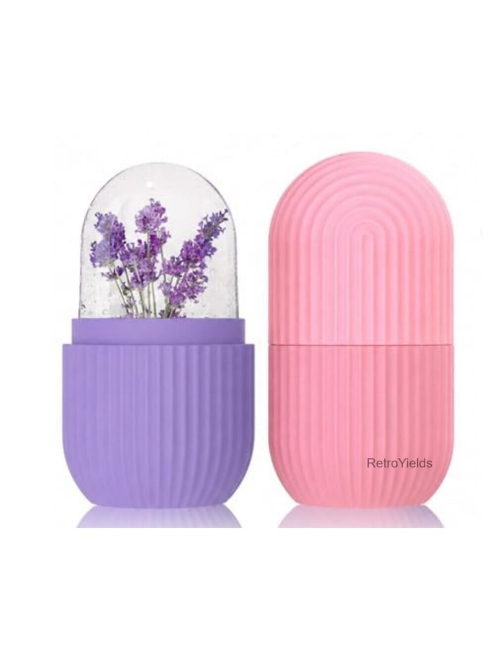 Reusable Silicone Facial Ice Roller Set for Face Eyes Cooling Massage